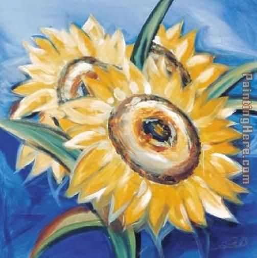 Alfred Gockel Bold Sunflowers